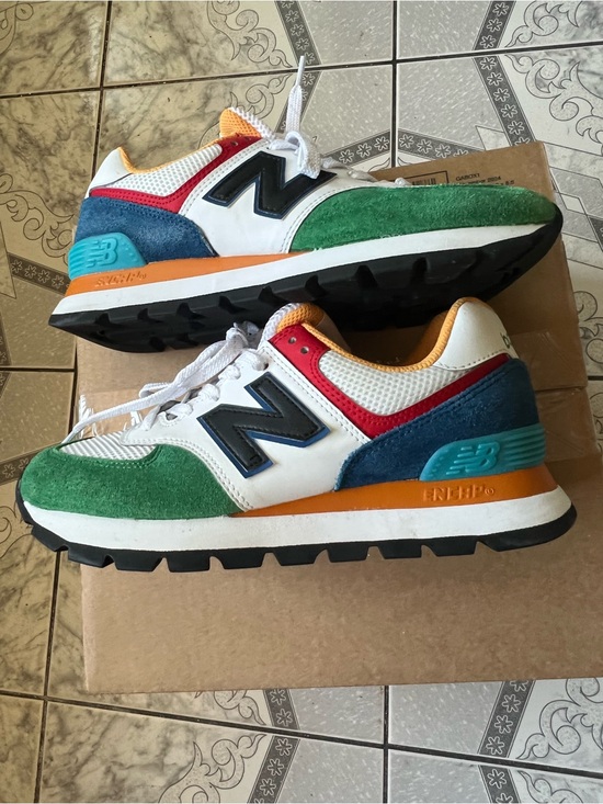 New Balance Other - New Balance for men 6/5 orwom 8Multicolor Sneaker - Green/Blue/Orange/White